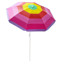 AAMEN Beach Parasol Umbrella Outdoor Sun Shade, Beach Umbrella Portable