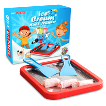 Ice Cream Roll Master Maker Kit Rolled Freezable Plate With 2 Spatulas Kit