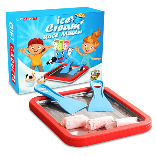 Ice Cream Roll Master Maker Kit Rolled Freezable Plate With 2 Spatulas Kit