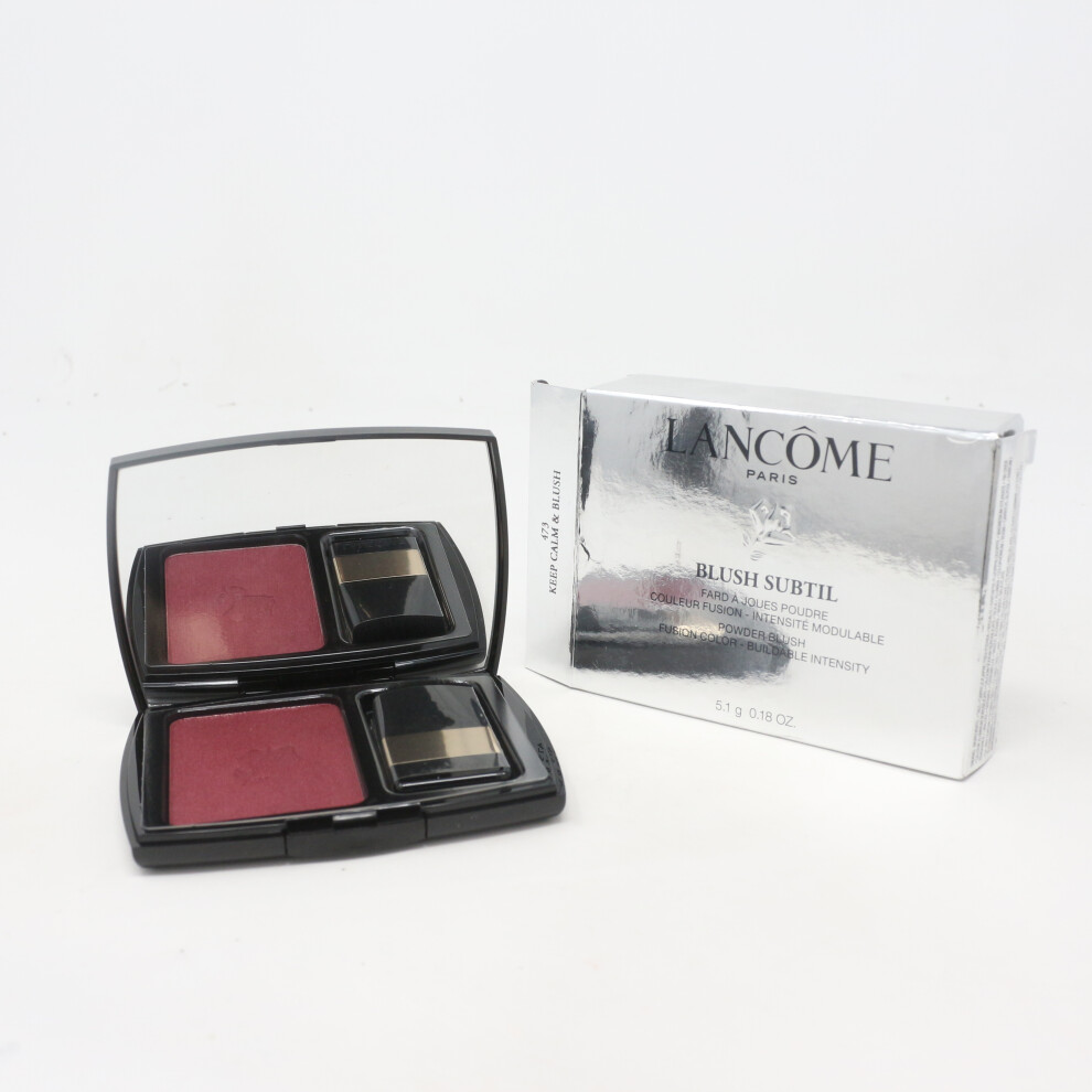 (473 Keep Calm & Blush) Lancome Blush Subtil Powder Blush 0.18oz/5.1g New In Box (Choose Your Shade!)