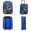 Batman Batman Standard Trolley Backpack Cabin Luggage Foldable Wheels 5