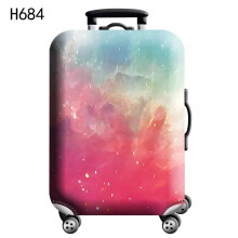(S (18-21 inch), H684) UK Travel Trolley Case Cover Protector Suitcase Luggage Storage Cover Elastic