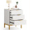 Tribesigns Tribesigns Modern Nightstand, 65.5 cm Bedside Table with 3 Drawers 7