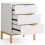 Tribesigns Tribesigns Modern Nightstand, 65.5 cm Bedside Table with 3 Drawers 10
