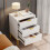 Tribesigns Tribesigns Modern Nightstand, 65.5 cm Bedside Table with 3 Drawers 2