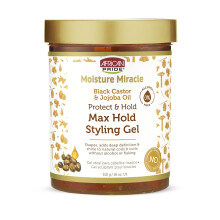 African Pride Moisture Miracle Max Hold Styling Hair Gel 18 oz