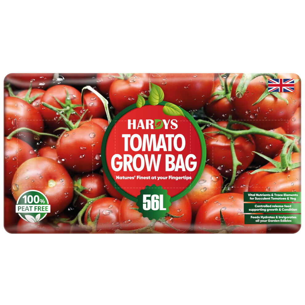 Tomato Grow Bag Planter Peat Free Enriched Compost