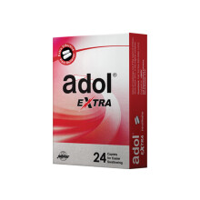 Adol Extra Caplets 24's Used For Fever, Cold, Flu, Headache, Ear Pain
