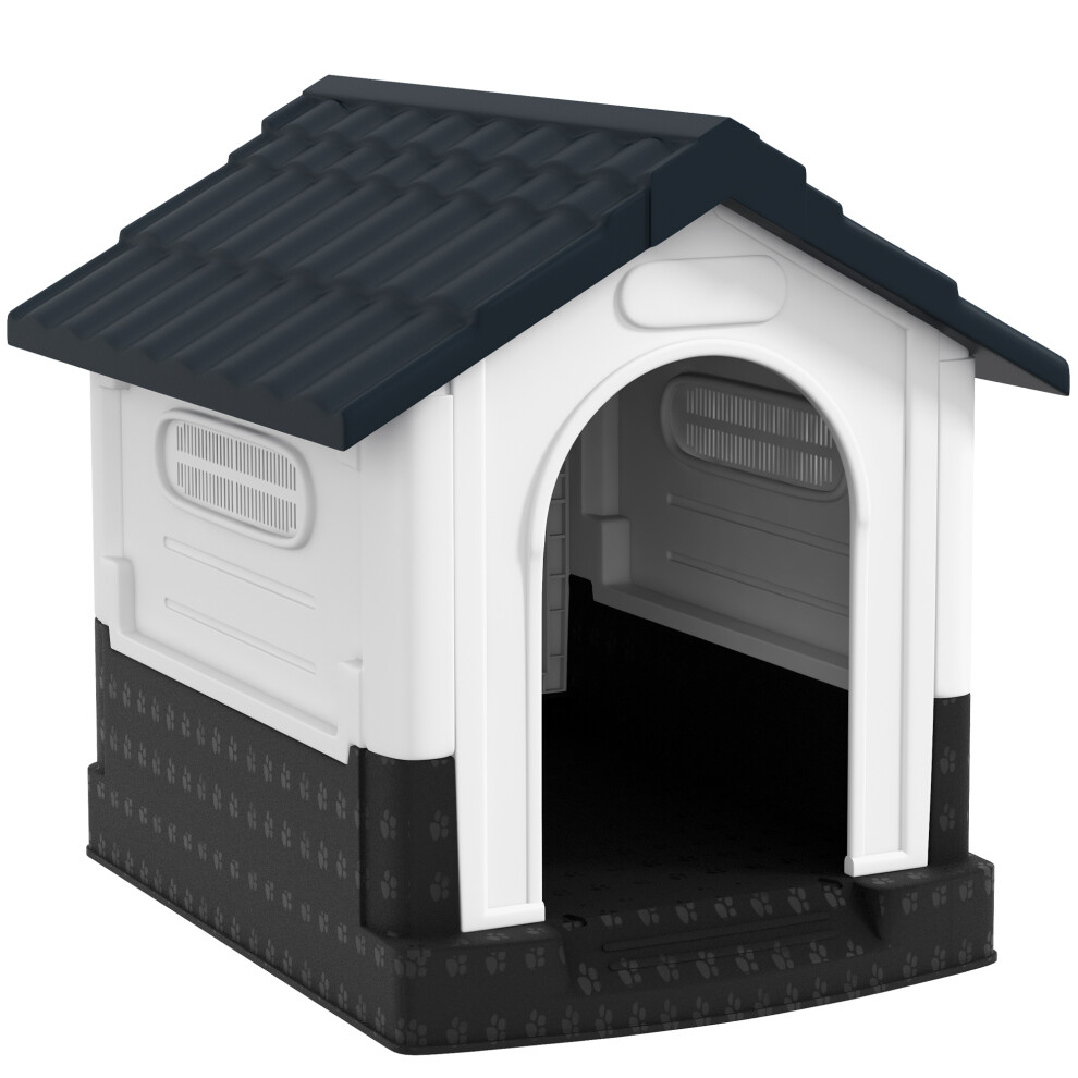 Dog Kennel For Outside, Plastic Dog House, Water-resistant For Gardens