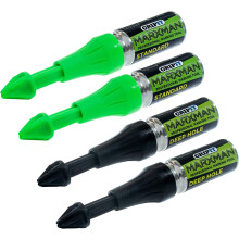 MarXman Green Standard x2 Chalk Black x2 Marking Pen Hole Marking Tool
