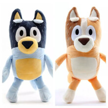 (Mon & Dad) 28cm Movie Bluey Family Bingo Dog Dad & Mom Plush Toy Stuffed Animal XMAS Gift