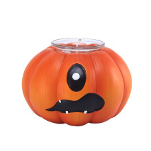 2 pcs Halloween vampire face pumpkin candle holder candle lamp table ornament decorative resin crafts