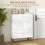 Homcom HOMCOM Shoe Storage Cabinet with Soft-Close Hinges and Adjust Shelves, White 4