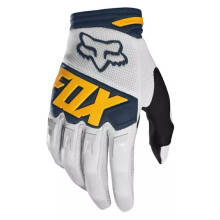 (white&blue, L) Racing Motorcycle Dirtpaw Gloves Cycling Bicycle MTB Bike Riding