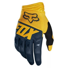 (yellow&blue, L) Racing Motorcycle Dirtpaw Gloves Cycling Bicycle MTB Bike Riding