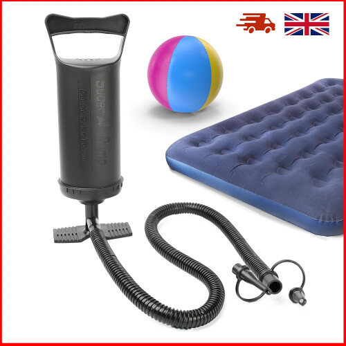 (HAND PUMP) Air Bed Available in Double|Single Size &Hand Pump 2