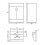 NES Home Nes Home Modern Bathroom 500mm Floor Standing White Vanity & Ceramic Basin 2