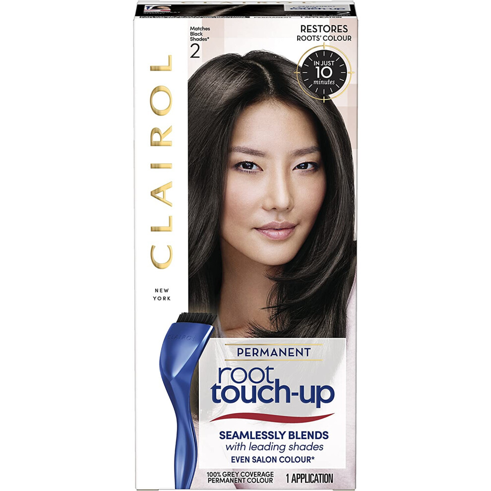 Clairol Nice'n'Easy Hair Colourant Root Touch Up 2 Black