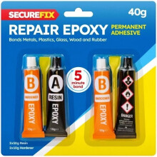 (4 Tubes (40g)) Repair Epoxy Glue Resin DIY Strong Adhesive