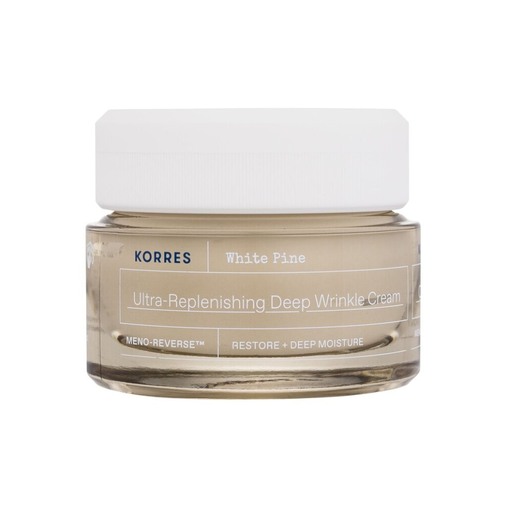 Korres - Pine Ultra-Replenishing Deep Wrinkle - Denní Krém Pro Vyhlazení Hlubokých Vrásek 40Ml White/Cream