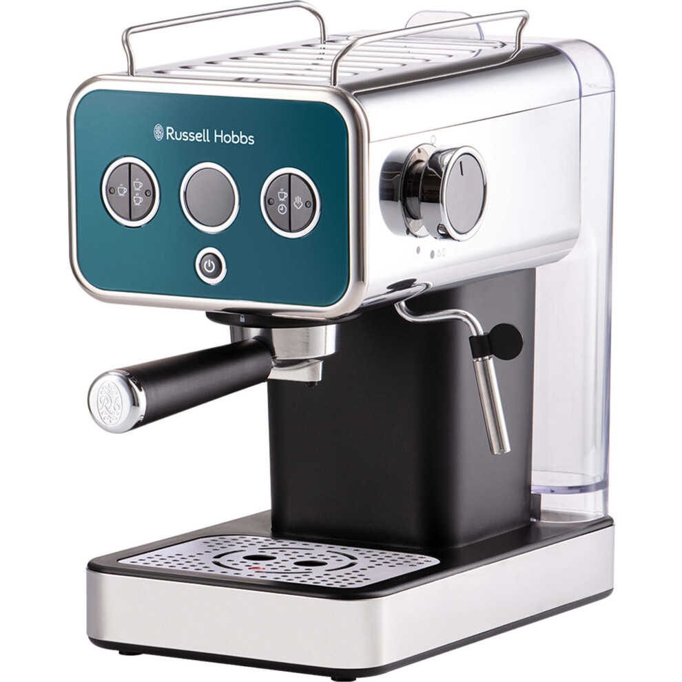 Russell Hobbs Distinctions Espresso Coffee Machine - Ocean Blue