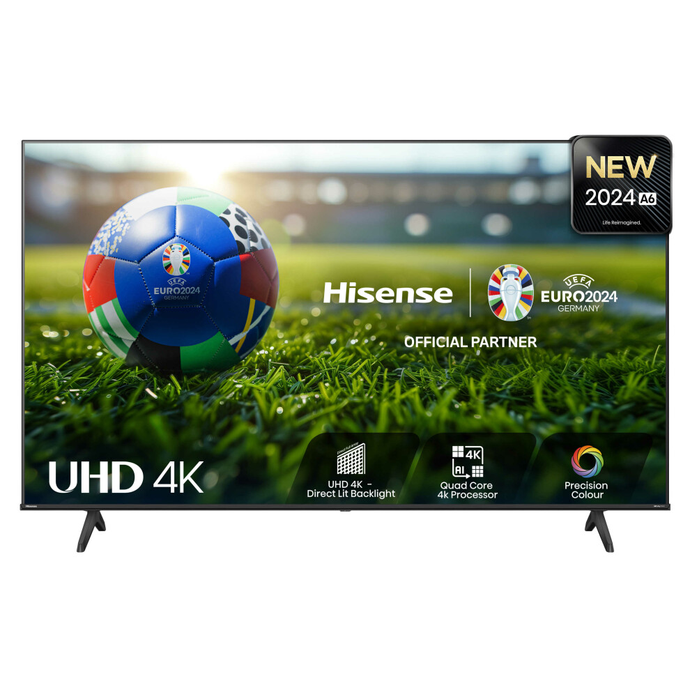 Hisense A6ntuk 50" 4K Ultra Hd Smart Tv - 50A6ntuk