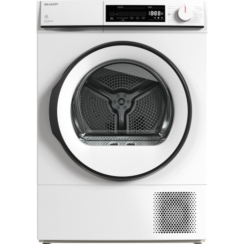 Sharp Sharp KD-NHB9S6GW3-EN 9Kg Heat Pump Tumble Dryer - White - A+++ Rated