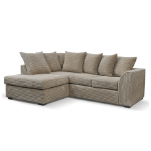 Byron Caramel  Fabric LHC Corner Sofa