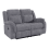 Roxy Grey Fabric 2 Seater Recliner Sofa 1
