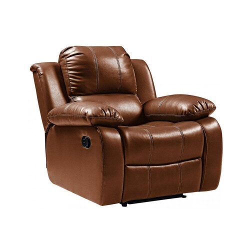 Valencia Leather Tan Recliner Armchair