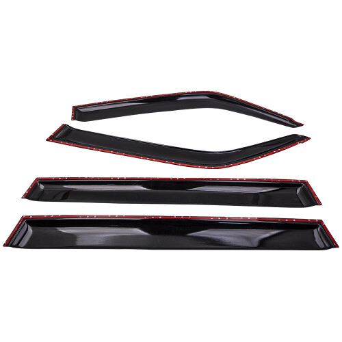 Windabweiser Windows Visors 4-tlg. for Mitsubishi Pajero 2000-2019 Regenabweiser 1