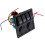 4 Gang 12V Switch Panel Waterproof Led On-off Toggle Rocker Dual Usb Charger 5