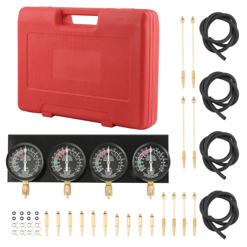 Motorrad 4 Vergaser Synchrontester 4 Synchronuhren Synchrontestgerät einstellen 1