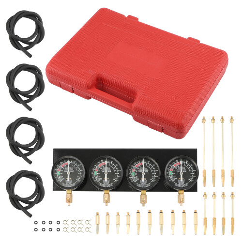 Motorrad 4 Vergaser Synchrontester 4 Synchronuhren Synchrontestgerät einstellen 2