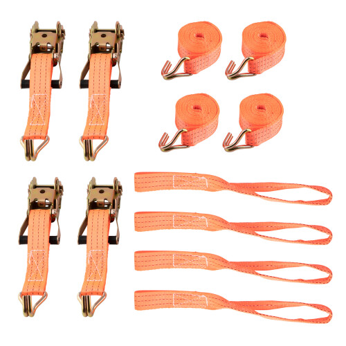 4 x sangle de serrage 2T sécurité de roue sangle de pneu pour transport autom...@4DCQ 2