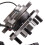 2x HJULLAGERNAV MED ABS-SENSOR FRAM FÖR LAND ROVER DISCOVERY 2 98-04 4