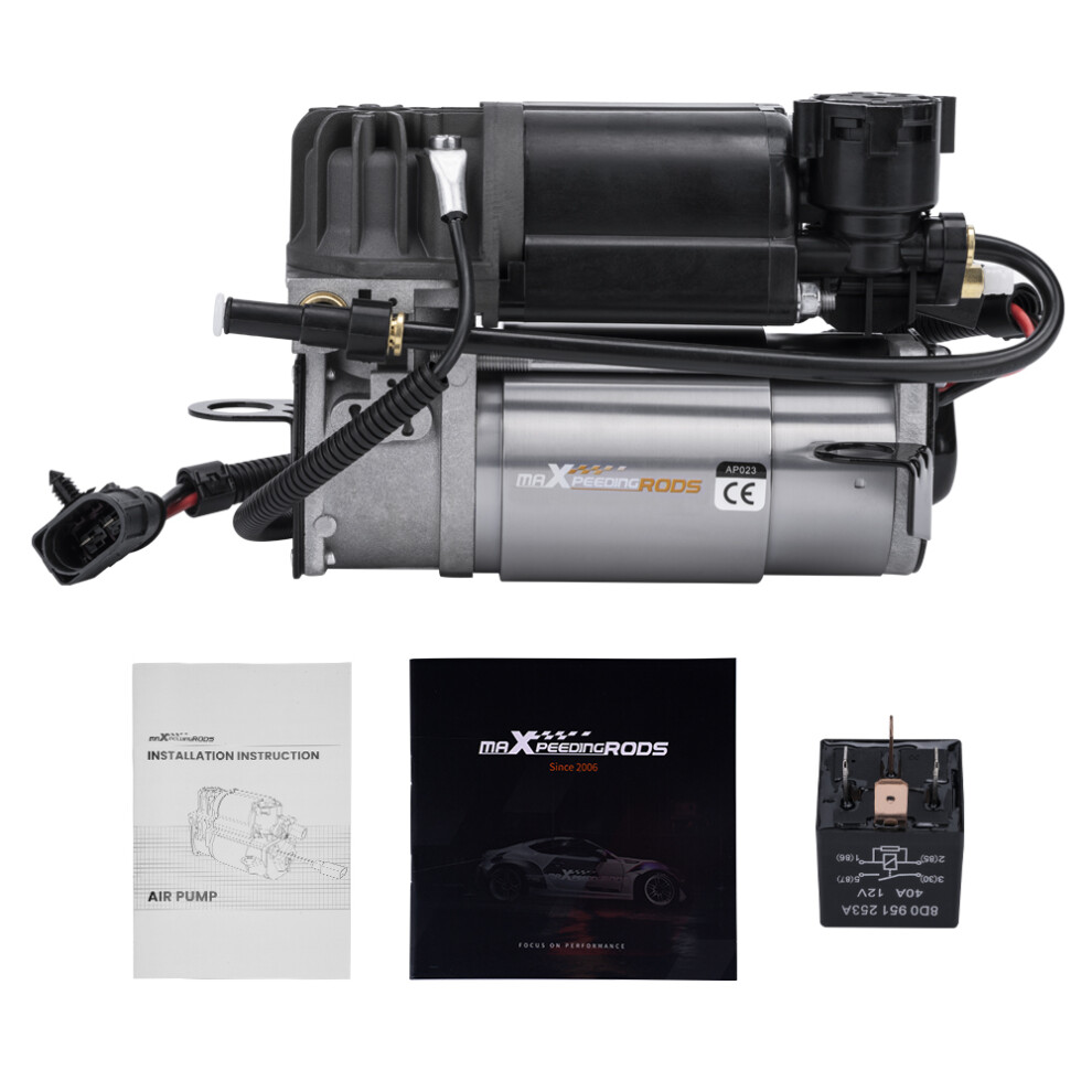Air Suspension Compressor For Audi A6 C5 4B Allroad 1999-2005 4Z7616007 W/ Relay 6941441706653