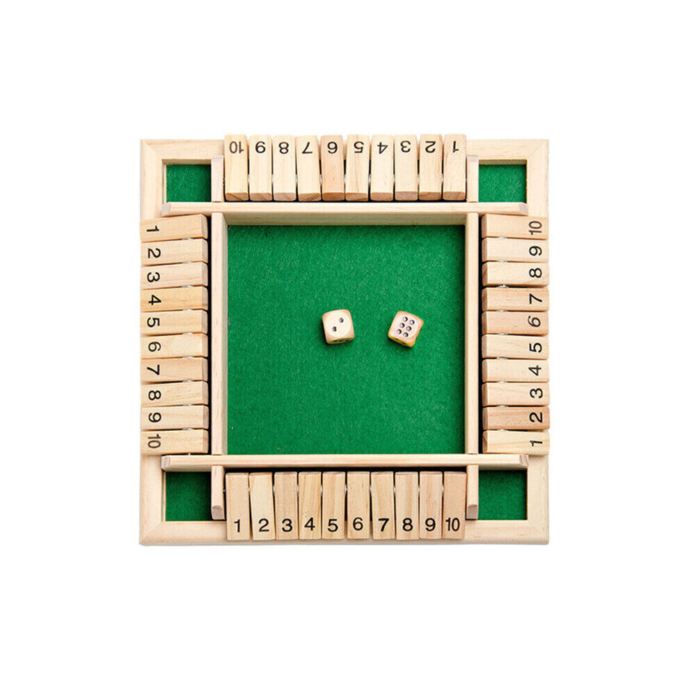 4sided 110 Numbers Shut The Box Dice Board Game Drinking Party Family Toys