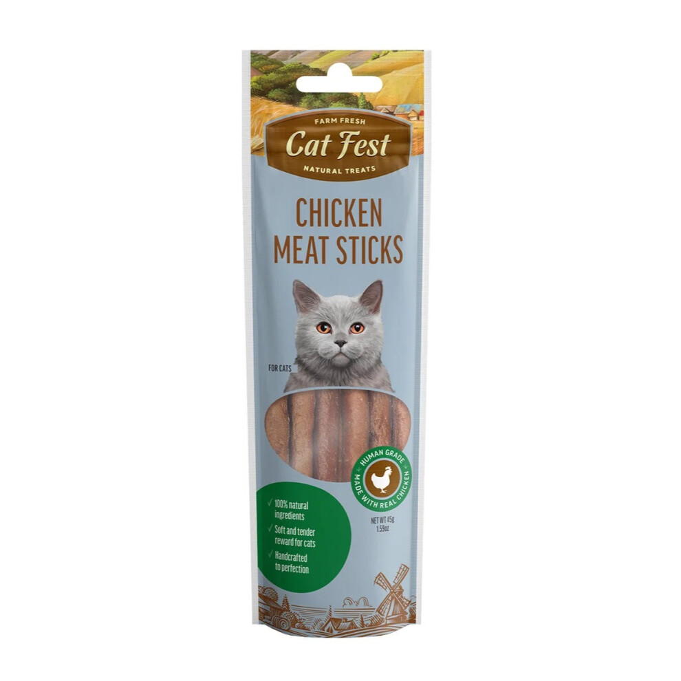 Pet Fest Cat Fest Chicken Meat Sticks