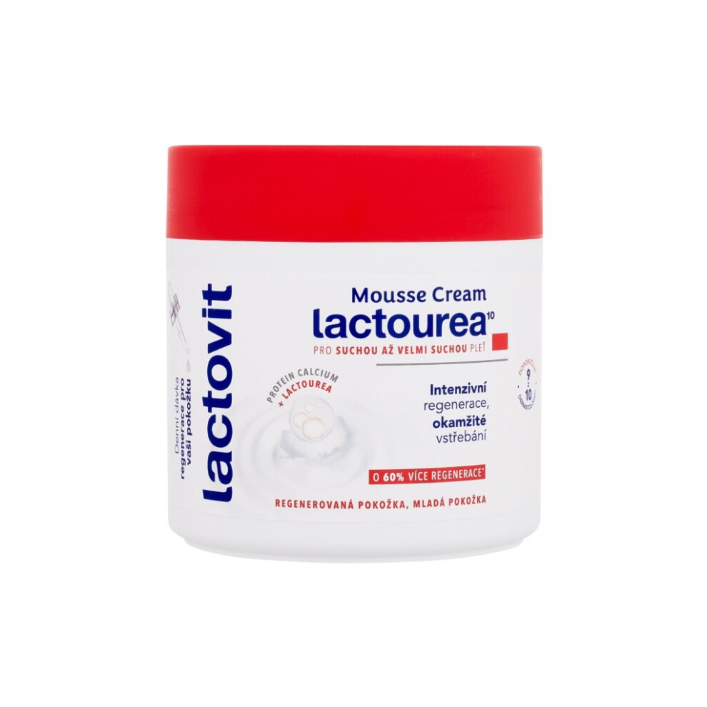 Lactovit Cream - Lactourea Regenerating Mousse - For Women, 400 Ml