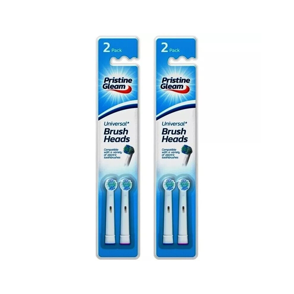 ( (4 Heads) Pack 2) Replacement Electric Toothbrush Heads for Oral B