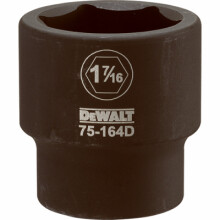 SAE Impact Socket, 6-Point, 3/4 In. Drive, 1-7/16 In. - DWMT75164OSP