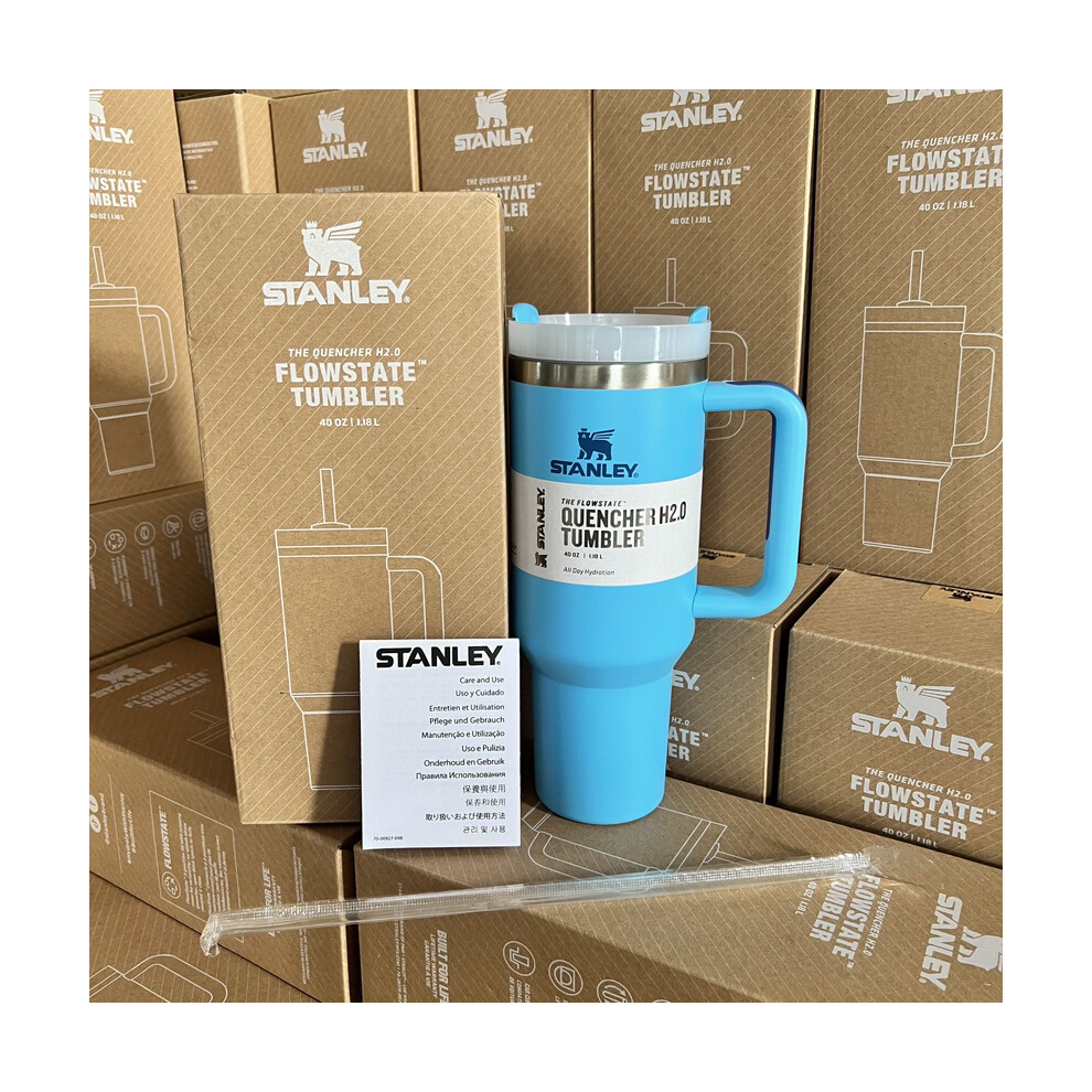 (Blue) Vacuum Cup Stanley Quencher Flowstate Tumbler 40oz 12l With Box Multicolour