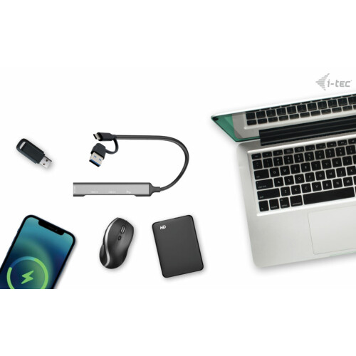 Princeton Tec I-TEC USB-A/USB-C 4 PORT HUB 2