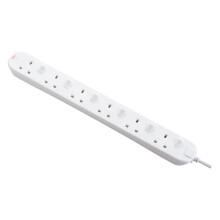 3M 6 WAY SURGE PROTECTOR WHITE