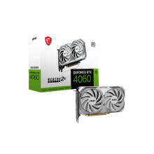 RTX 4060 8GB MSI Ventus 2X Hvit OC GDDR6