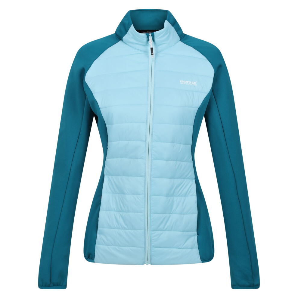 (8 UK, Sea Haze/Gulfstream) Regatta Womens/Ladies Clumber IV Hybrid Jacket