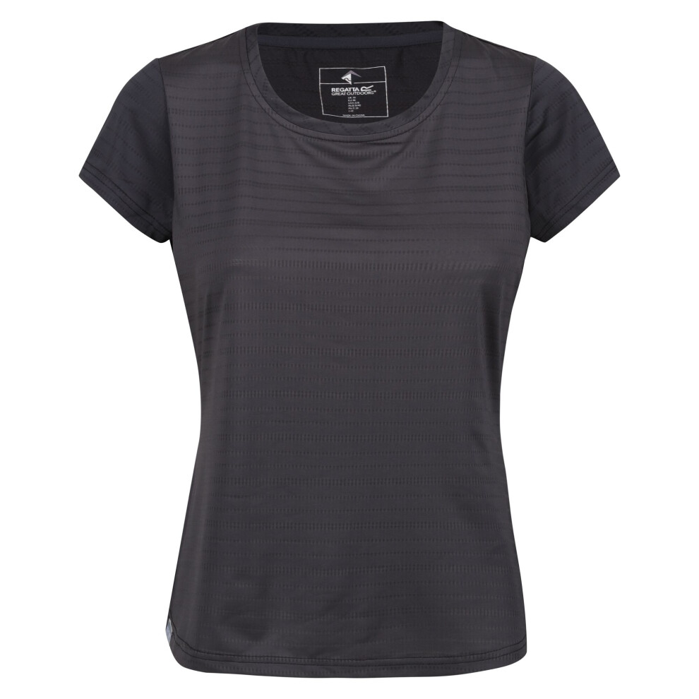 (18 UK, Seal Grey) Regatta Womens/Ladies Limonite VI Active T-Shirt
