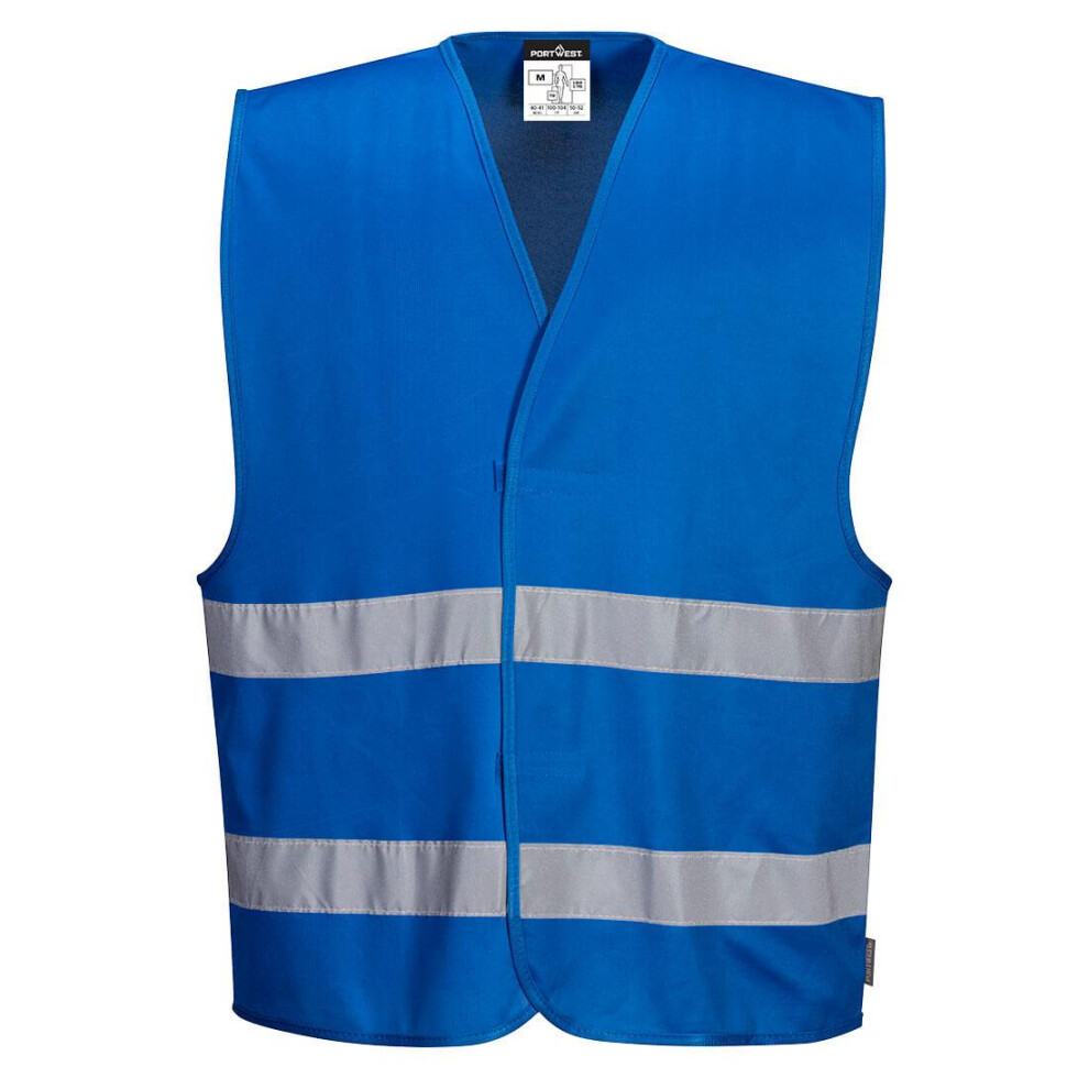 (L-XL, Royal Blue) Portwest Unisex Adult Iona Hi-Vis Vest