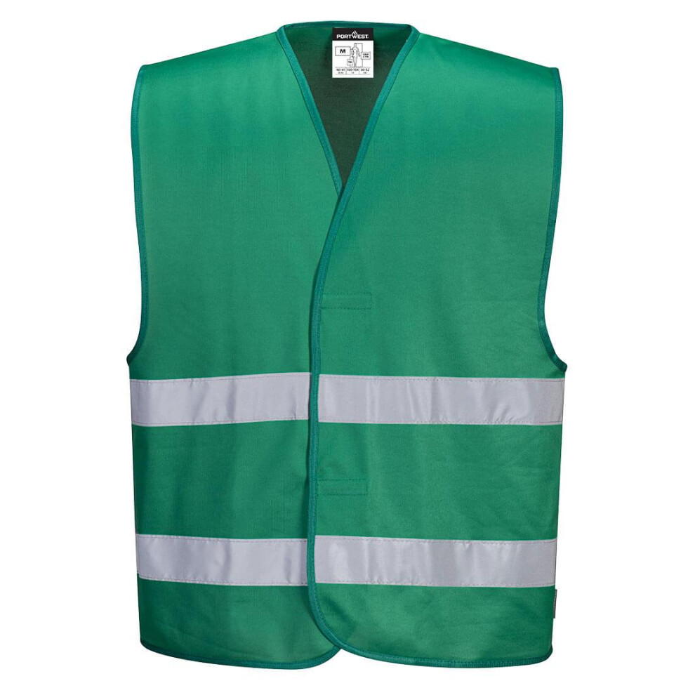 (S-M, Bottle Green) Portwest Unisex Adult Iona Hi-Vis Vest